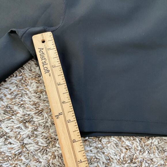 Prana Sculpt Bike Short Women's M Black Fitted High Rise Compressive Support - Picture 10 of 12